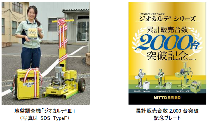 AL完売しました。 DW USED 8日保証 2020年8月検査 NITTO SEIKO GeoKarteIII ジオカルテ3 自動貫入試験機  地盤調査機 04625-0001